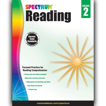 SPECTRUM Reading Workbook, Grade 2, Paperback 704580